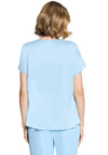 Betty Barclay V-Neck Short Sleeved Blouse, Blue