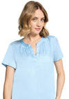 Betty Barclay V-Neck Short Sleeved Blouse, Blue