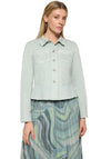 Betty Barclay Cotton-Blend with Rhinestone Detail Jacket, Green