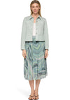 Betty Barclay Cotton-Blend with Rhinestone Detail Jacket, Green