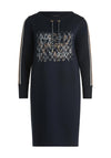 Betty Barclay Rhinestone Print Jumper Dress, Navy