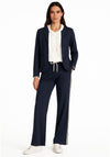 Betty Barclay Drawstring Casual Trousers, Navy