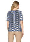 Betty Barclay Geometric T-Shirt, Blue