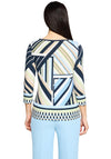Betty Barclay Geometric Print Top, Multi-Coloured
