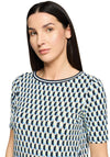 Betty Barclay Shape Pattern T-Shirt, Green Multi