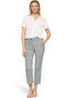 Betty Barclay Geometric Print Relaxed Trousers, Multi-Coloured