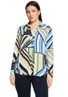 Betty Barclay Geometric Print Blouse, Multi-Coloured