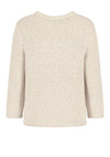 Betty Barclay Round Neckline Knitted Jumper, Beige