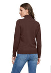 Betty Barclay Polo Neck Jumper, Brown