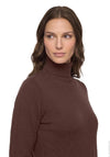 Betty Barclay Polo Neck Jumper, Brown