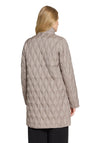 Betty Barclay Quilted Button Up Coat, Taupe