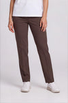 Betty Barclay Relaxed Fit Slim Leg Trousers, Brown