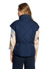 Betty Barclay Quilted High Neck Gilet, Dark Blue