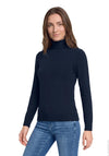 Betty Barclay Polo Neck Jumper, Navy