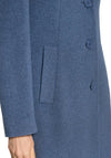 Betty Barclay Wool Blend Classic Coat, Blue