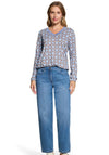 Betty Barclay Geometric Print Top, Blue Multi