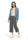 Betty Barclay Cropped Length Culotte Trousers, Grey