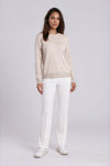 Betty Barclay Round Neckline Knitted Jumper, Beige