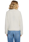 Betty Barclay Knit with Faux Fur Collar Cardigan, Cream