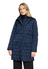 Betty Barclay Quilted Button Up Coat, Navy