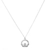 Betty and Biddy Claddagh Necklace, Silver