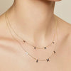 Betty and Biddy Script Mama Necklace, Gold