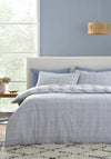 Bianca Marlow Check Reversible Cotton Duvet Set, Blue