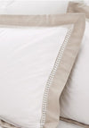 Bianca Home Oxford Lace Trim Duvet Set, Natural