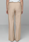 Bianca Parigi Straight Leg Trousers, Beige