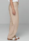 Bianca Parigi Straight Leg Trousers, Beige