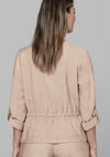 Bianca Marisa Drawstring Lightweight Jacket, Beige