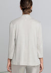 Bianca Shimmer Open Cardigan, Beige