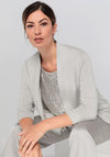 Bianca Shimmer Open Cardigan, Beige