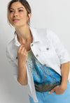 Bianca Julie Metallic Print Ombre Top, Multi-Coloured