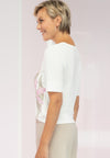 Bianca Dinia Floral Graphic T Shirt, White
