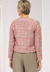 Bianca Theres Sequin Boucle Jacket, Pink Multi