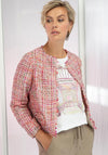Bianca Theres Sequin Boucle Jacket, Pink Multi