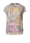 Bianca Sari Abstract Floral Print T Shirt, Multi Coloured