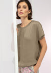 Bianca Julie Tie Hem T Shirt, Brown