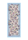 Bianca Floral Print Lightweight Scraf, Blue