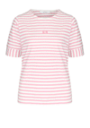 Bianca Cotton Stretch Striped T-Shirt, Pink