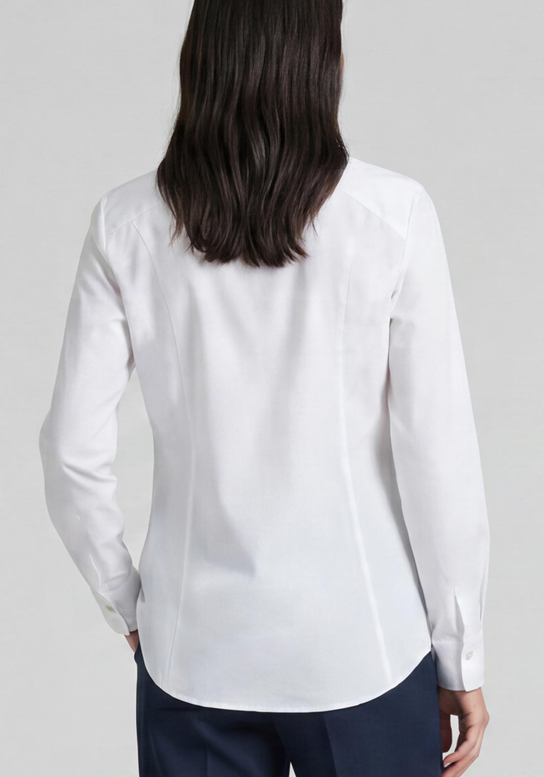 Bianca Linda Cotton-blend Shirt, White