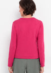 Bianca Knit Round Neck Cardigan, Pink