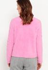 Bianca Fluffy Knit Cardigan, Pink