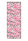 Bianca Woven Printed Frayed Trim Scarf, Pink