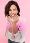 Bianca Ombre Knit Jumper, Pink