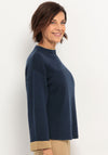Bianca Novis Contrast Trim Jumper, Navy