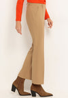 Bianca Siena Straight Leg Trousers, Beige