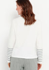 Bianca Fashionista Graphic Long Sleeve Top, White