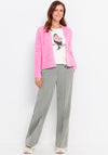 Bianca Fashionista Graphic Long Sleeve Top, White